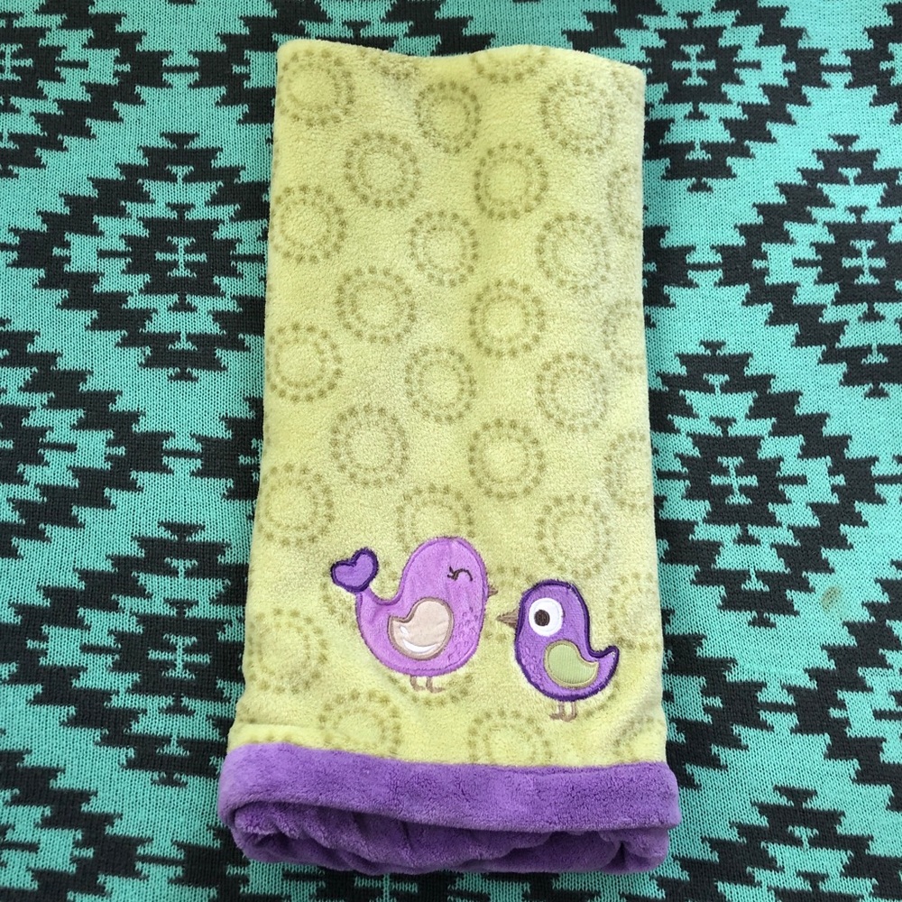 kidsline baby girl bird soft blanket